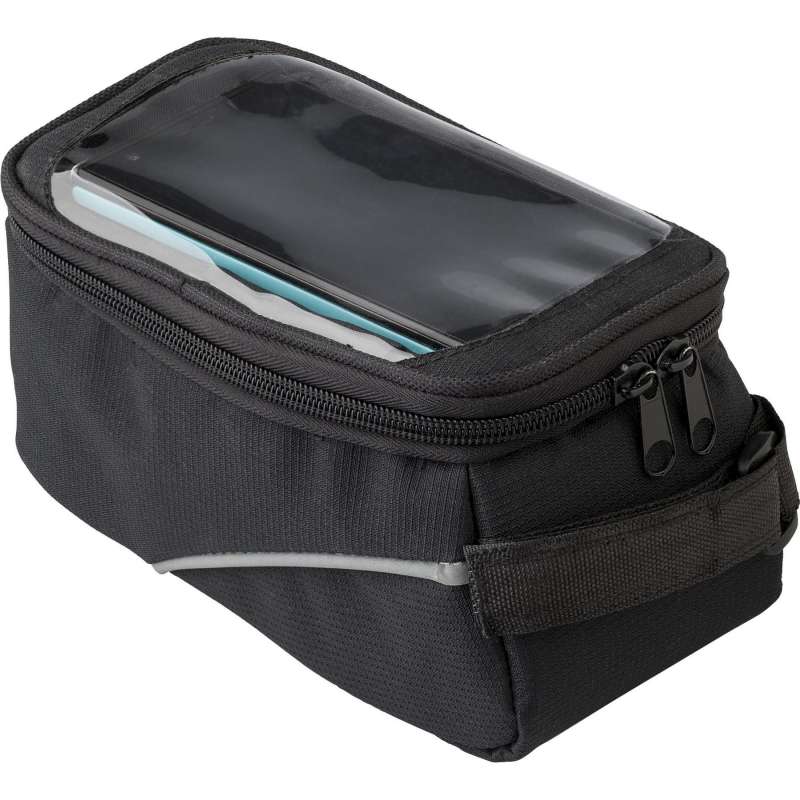 600D Polyester Bicycle Handlebar Bag with PVC Compartment at wholesale prices - bike bag at wholesale prices 600D Polyester Bicycle Handlebar Bag with PVC Compartment at wholesale prices - bike bag at wholesale prices