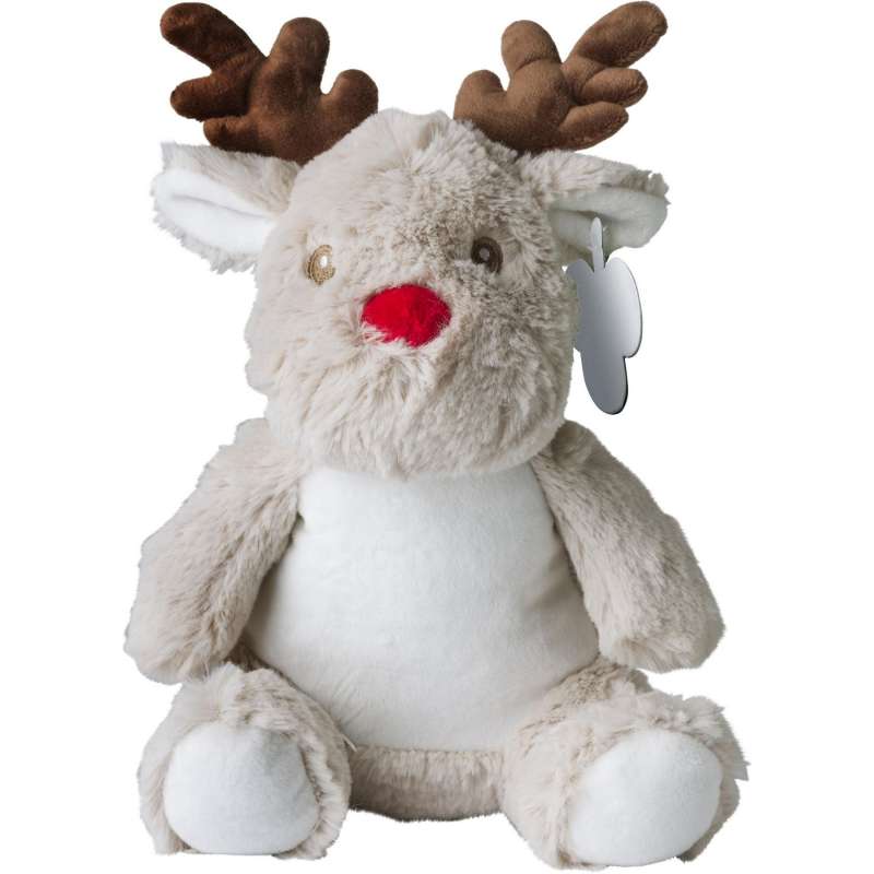 Polyester Reindeer Plush Toy, 12-Inch at wholesale prices - Stuffed animal at wholesale prices