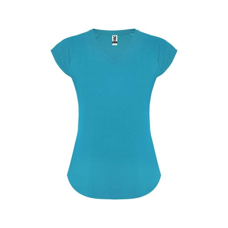 Damen Raglan T-Shirt, kurzärmelig, V-Ausschnitt zu Großhandelspreisen - Sport-T-Shirt zu Großhandelspreisen