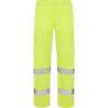 Calças alta visibilidade amarelo fluorescente - calças de trabalho a preço grossista