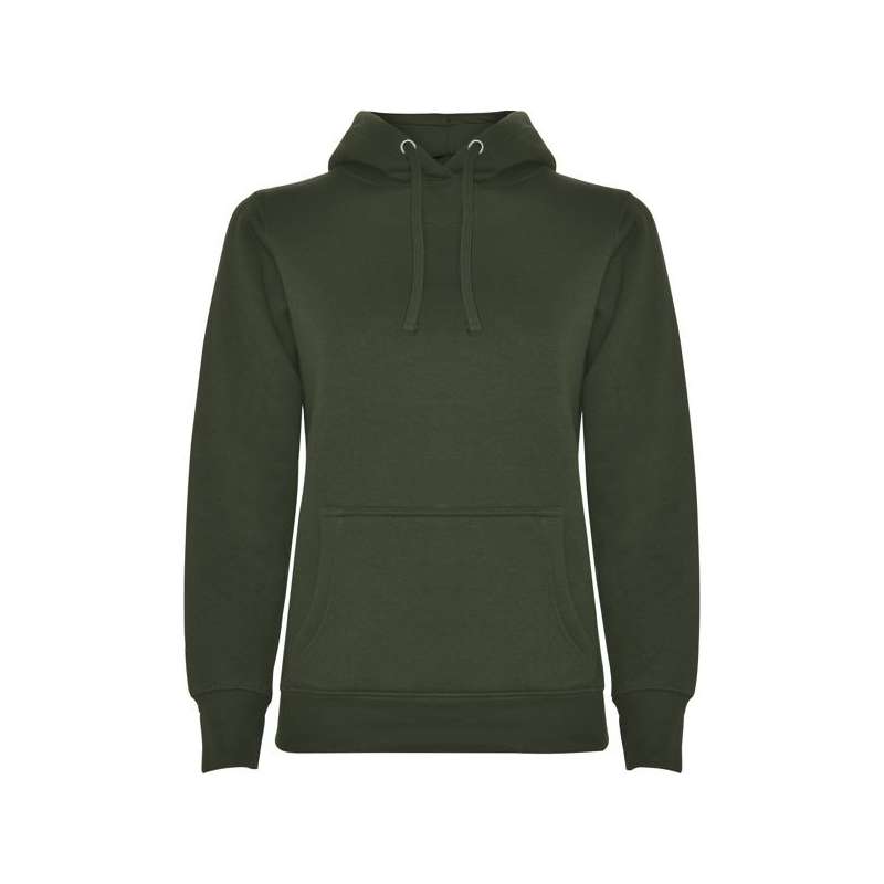 Grå dame sweatshirt med hætte 280g - Sweatshirt til engrospris