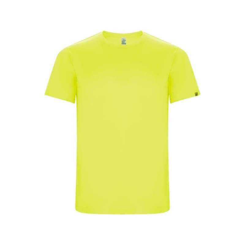 T-shirt técnico reciclado de manga curta 135g - Acessório reciclável a preço grossista