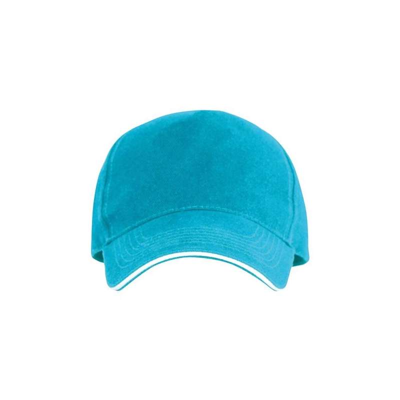 Gorra 5 paneles con visera contrastada - Gorra a precios de mayorista