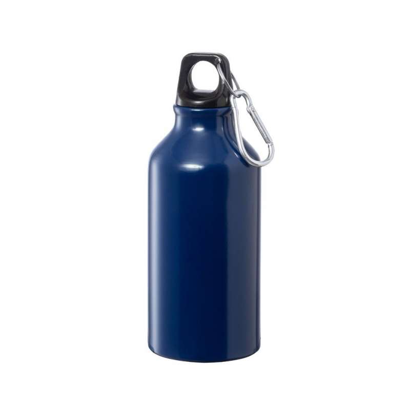 Aluminium bidon 400 ml met mousqueton - metaal bidon tegen groothandelsprijzen Aluminium bidon 400 ml met mousqueton - metaal bidon tegen groothandelsprijzen