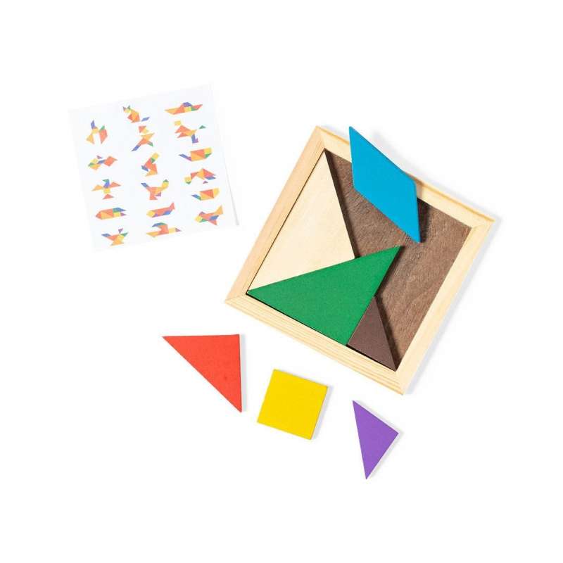 Houten Tangram puzzel met kleurrijke stukken tegen groothandelsprijzen - Houten speelgoed tegen groothandelsprijzen Houten Tangram puzzel met kleurrijke stukken tegen groothandelsprijzen - Houten speelgoed tegen groothandelsprijzen