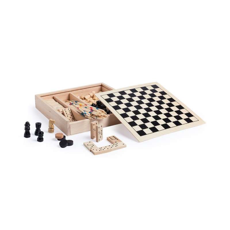 Houten Spelset - 4 Spellen in Doos tegen groothandelsprijzen - Mikado tegen groothandelsprijzen Houten Spelset - 4 Spellen in Doos tegen groothandelsprijzen - Mikado tegen groothandelsprijzen