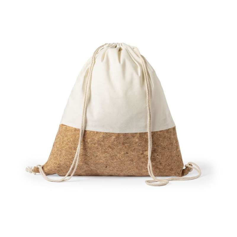 Natuurlijke Katoenen Rugzak met Kork 30L - Natuurlijke tas tegen groothandelsprijzen Natuurlijke Katoenen Rugzak met Kork 30L - Natuurlijke tas tegen groothandelsprijzen