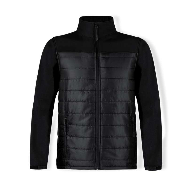 Giacca impermeabile soft shell nera - Taglie S-XXL - Giacca impermeabile a prezzi all'ingrosso