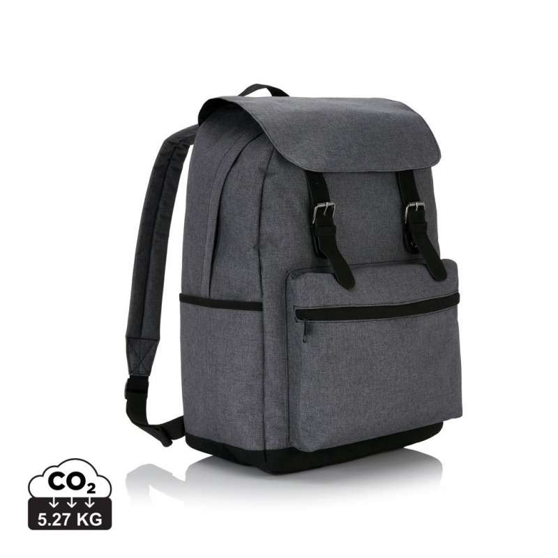 Two-Tone Laptop Backpack with Magnetic Straps at wholesale prices - Laptop bag at wholesale prices Two-Tone Laptop Backpack with Magnetic Straps at wholesale prices - Laptop bag at wholesale prices