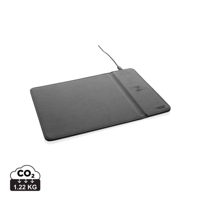 Extra Thick 29x19 cm PU Mouse Pad with 10W Charger at wholesale prices - Mouse pad at wholesale prices Extra Thick 29x19 cm PU Mouse Pad with 10W Charger at wholesale prices - Mouse pad at wholesale prices
