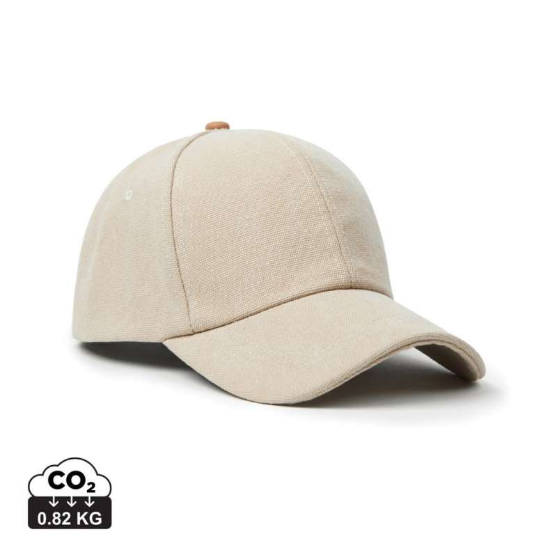 6-Panel Cap aus recyceltem Material 63 cm zu Großhandelspreisen - ökologische Kappe zu Großhandelspreisen