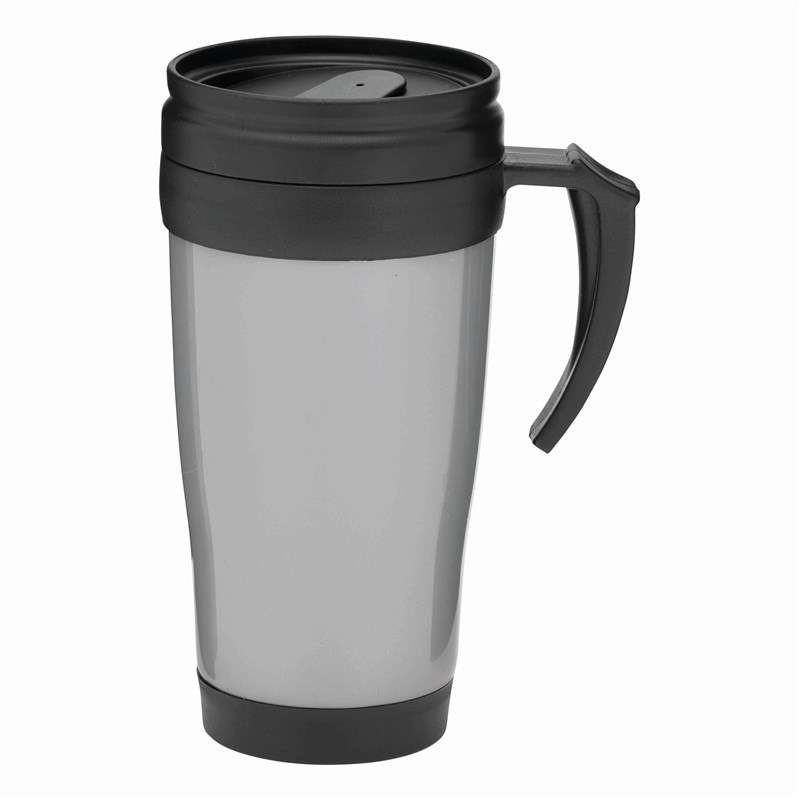 Isolierter Becher 400 ml, Ø8,2 x 17,7 cm - Reisebecher zu Großhandelspreisen