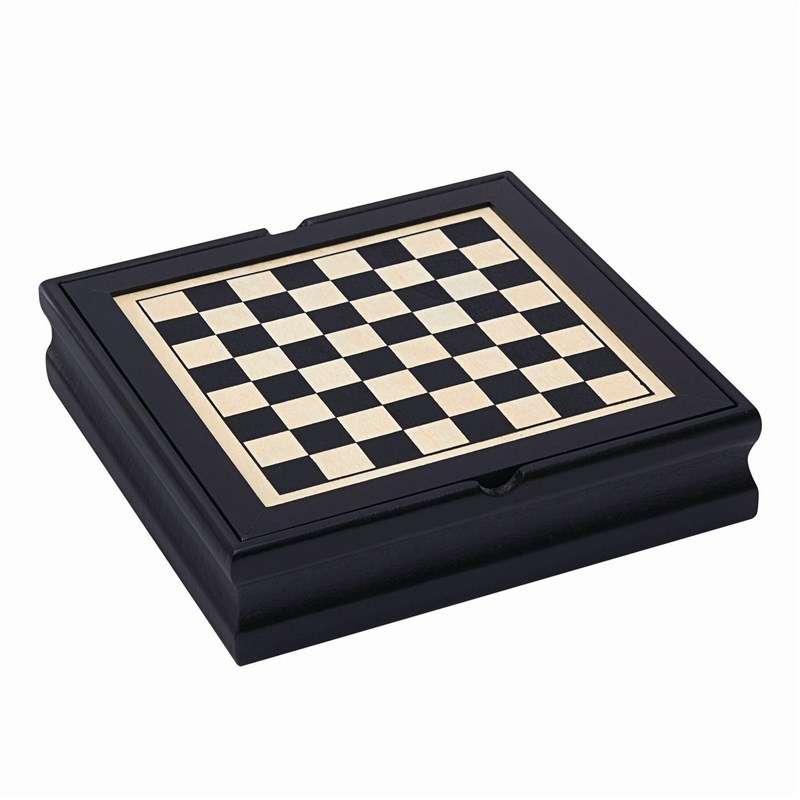 Houten Spellenbox 20,8 x 20,8 cm - Bordspel tegen groothandelsprijzen Houten Spellenbox 20,8 x 20,8 cm - Bordspel tegen groothandelsprijzen