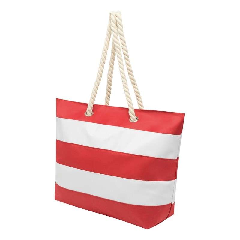 Gestreifter Strandtasche 47 x 17 x 34 cm - Strandtasche zu Großhandelspreisen Gestreifter Strandtasche 47 x 17 x 34 cm - Strandtasche zu Großhandelspreisen
