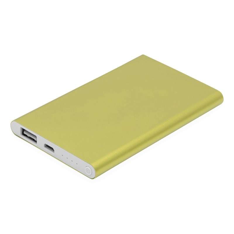 Power Bank 4000 mAh in Alluminio 11x6,8 cm - Caricabatterie a induzione a prezzi all'ingrosso