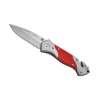RØd sikkerhedsniveau kniv med G10 håndtag - Folding knife til engrospris
