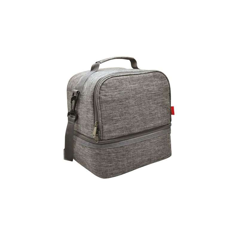 Isothermer Bento-Beutel 25x20x16cm grau meliert - Kühlbox zu Großhandelspreisen