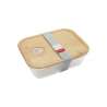 Bento de vidrio borosilicato 800mL con tapa bambú - Bento a precios de mayorista