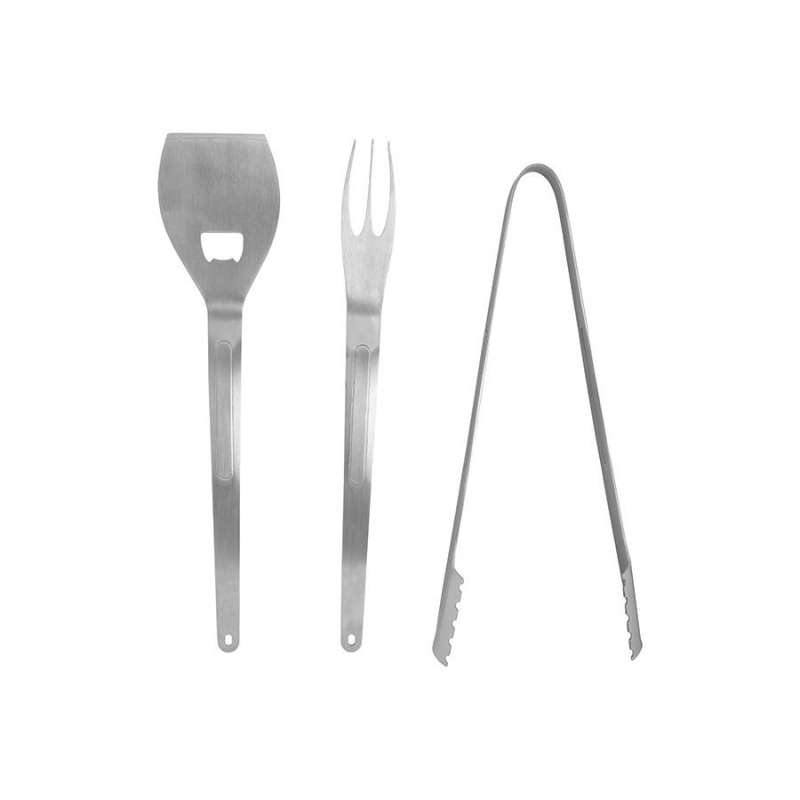 Set de 3 utensilios de barbacoa 34,5 cm - pinza de servicio a precios de mayorista