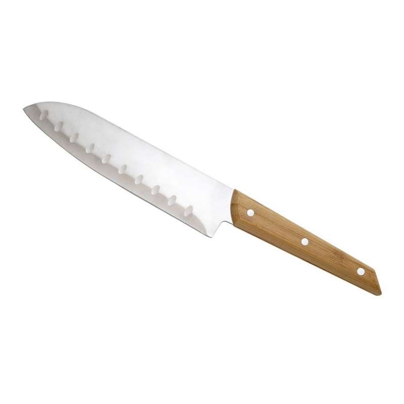 Couteau santoku bambou lame 17 cm à prix de gros - Couteau de cuisine à prix grossiste Couteau santoku bambou lame 17 cm à prix de gros - Couteau de cuisine à prix grossiste