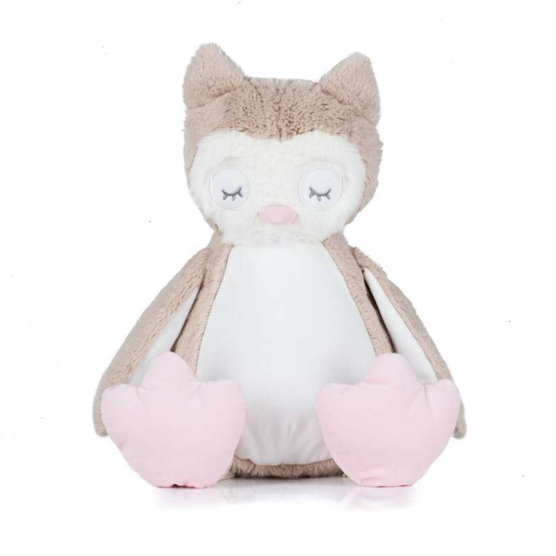 Peluche búho tamaño mediano con zip - Juegos y juguetes a precios de mayorista Peluche búho tamaño mediano con zip - Juegos y juguetes a precios de mayorista