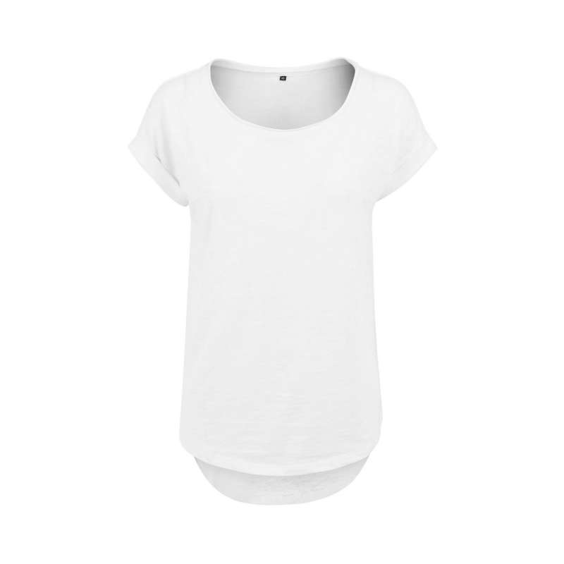 Damen T-Shirt mit verlängertem Rücken, Oversize - Damen T-Shirt zu Großhandelspreisen