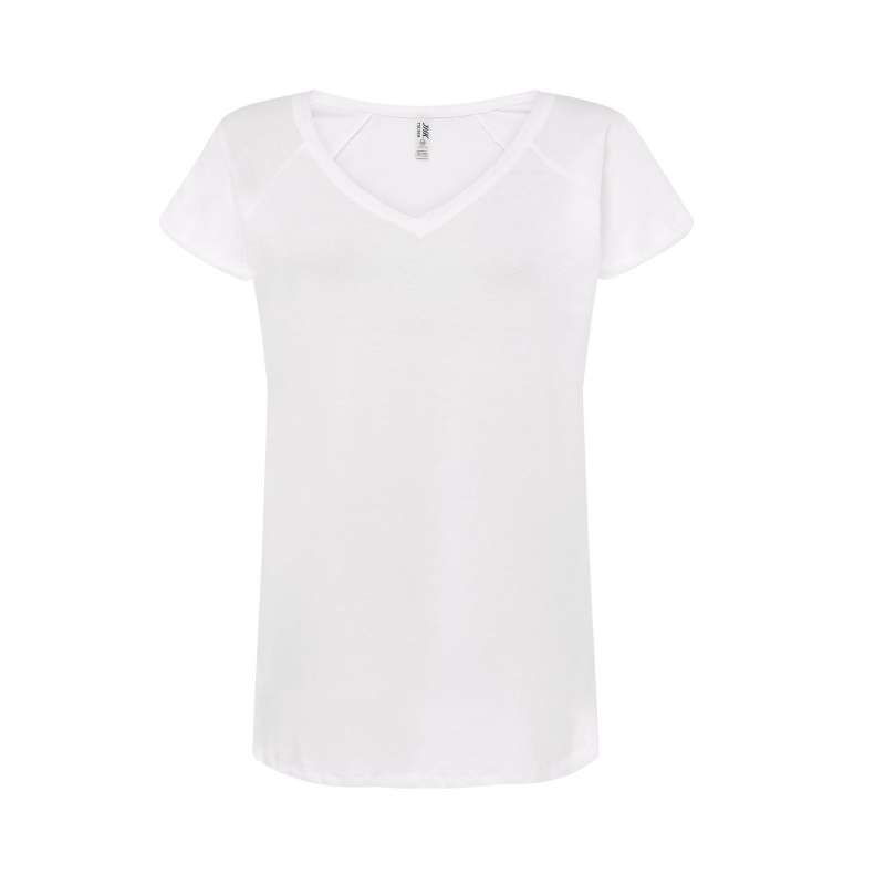 Damen T-Shirt Urban Style V-Ausschnitt - Damen T-Shirt zu Großhandelspreisen