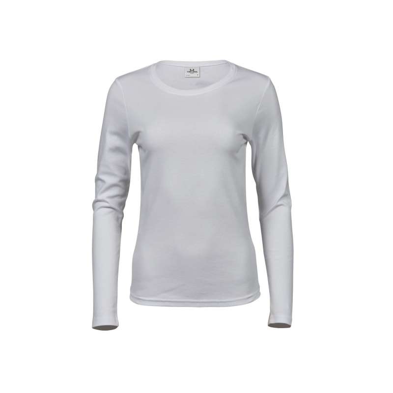 Damen Langarmshirt, enge Passform, vorgewaschen - Damen T-Shirt zu Großhandelspreisen