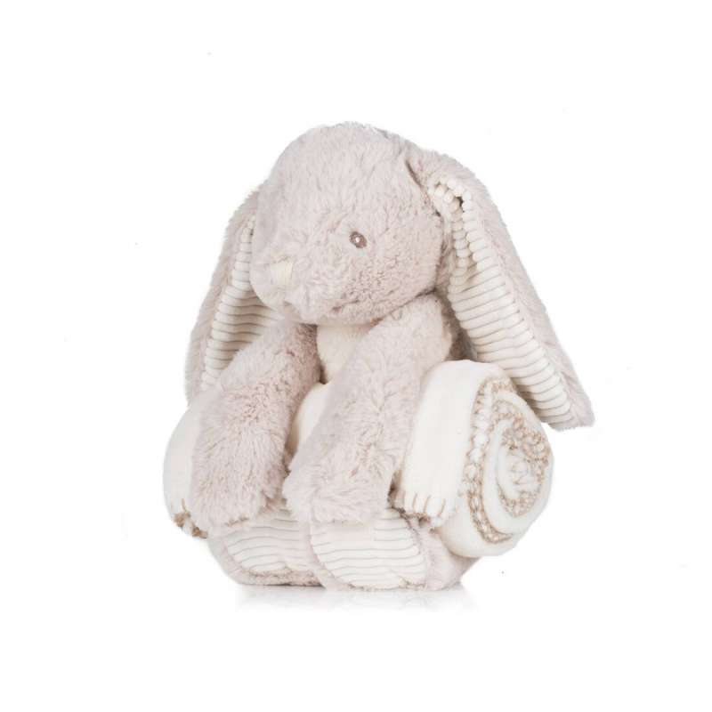 Peluche lapin avec couverture - Plaid à prix de gros Peluche lapin avec couverture - Plaid à prix de gros