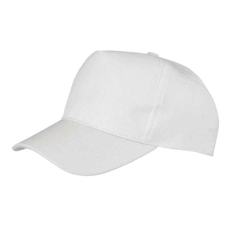 Cap 5-Panel aus recyceltem Polyester zu Großhandelspreisen - ökologische Kappe zu Großhandelspreisen