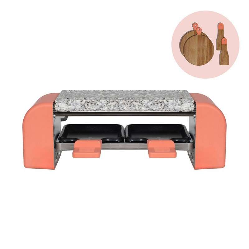 Set de raclette para 2 personas 450W - aparato de raclette a precios de mayorista