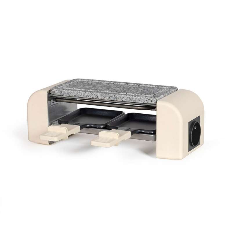 Raclette 2 persone con piano in marmo - apparecchio per raclette a prezzi all'ingrosso