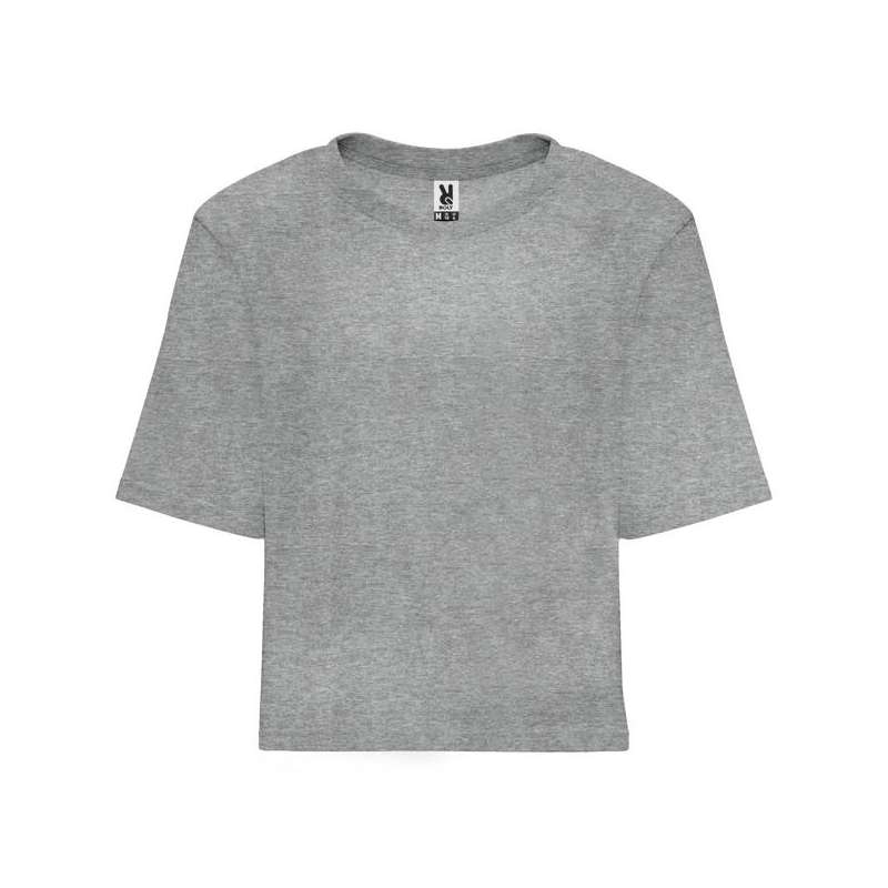 T-shirt larga rosa flúor com mangas curtas - T-shirt a preço grossista