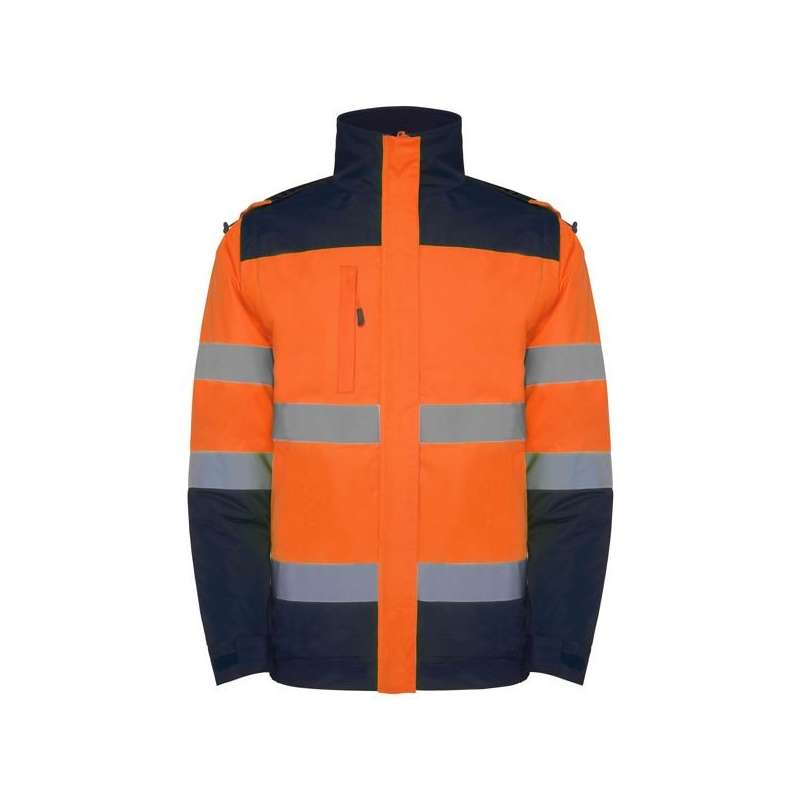 Parka alta visibilidade duas cores ajustável - Parka a preço grossista