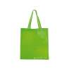 Recycled PET taske med grØnne håndtag 60 cm - Genanvendeligt tilbehør til engrospris