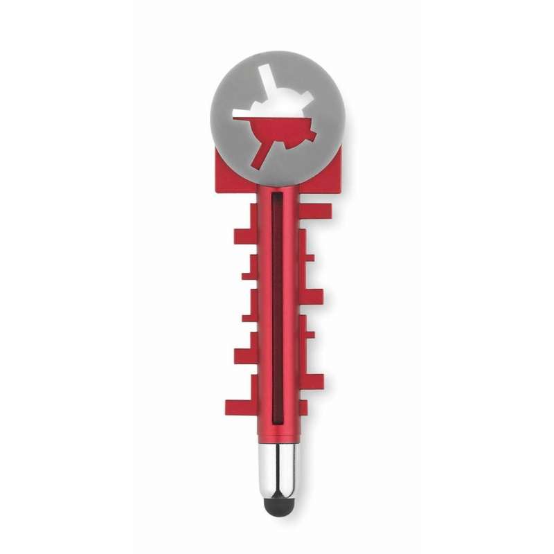 Brightly Colored Pointer Game with Keychain Cutout - Ballpoint pen at wholesale prices