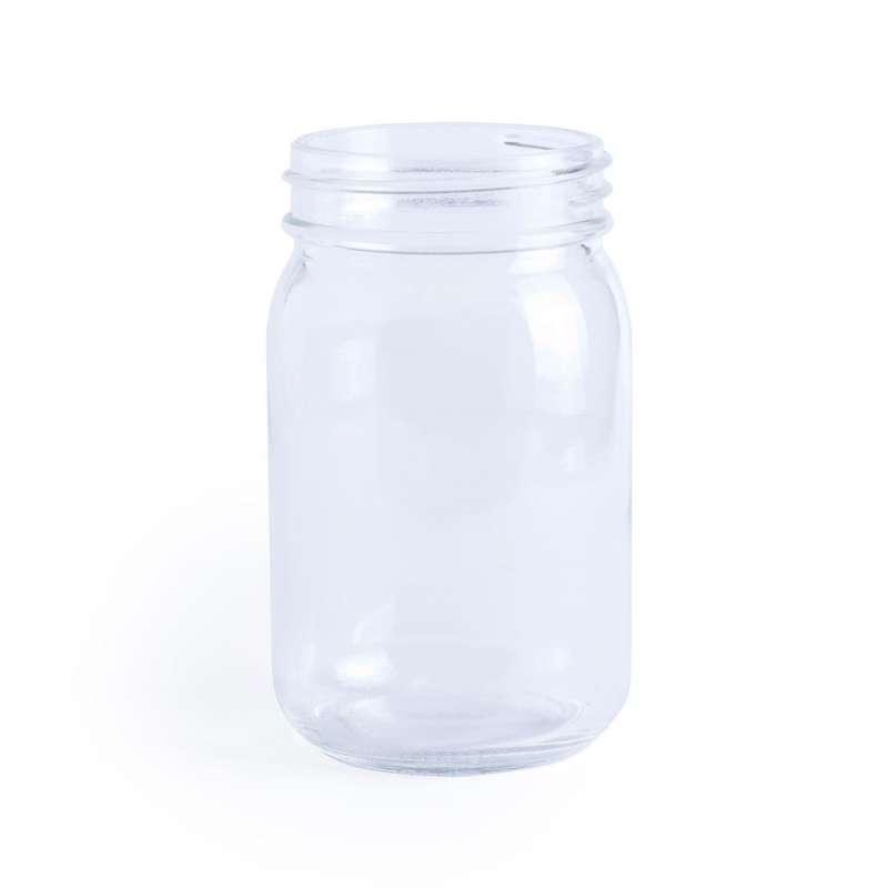 Transparent glasburk 450 ml för flera användningar - Burk till grossistpris
