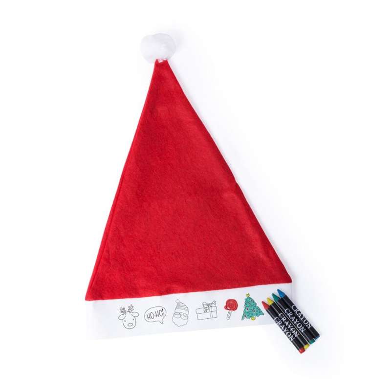 Bonnet Papa Noël Enfant - Rupler à prix de gros - Accessoire de fête à prix grossiste
