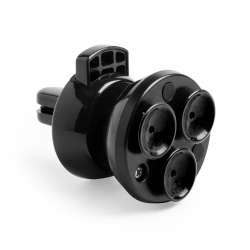 Black 360-Degree Car Phone...
