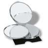 Luxury Chrome Mirror with Velvet Case - Pocket mirror at wholesale prices