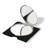 Doppelter Aluminium-Mirror 20cm mit Etui - Taschenspiegel zu Großhandelspreisen