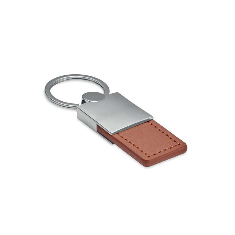 Llavero de PU y metal 4 cm - Llaveros de metal a precios de mayorista