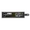 Ovalen manicure set in PU tas, 6-delig - Set van manicure tegen groothandelsprijzen