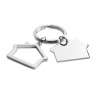 Zinc Alloy House-Shaped Keychain - Metal keychains at wholesale prices