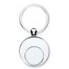 Round Zinc Keychain with Token for Shopping - Token keychain at wholesale prices Round Zinc Keychain with Token for Shopping - Token keychain at wholesale prices