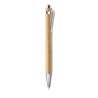 Bamboo Ballpoint Pen with Chrome Accent - Ballpoint pen at wholesale prices