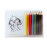 Wooden Crayon Coloring Set with 20 Sheets - Colored pencil at wholesale prices