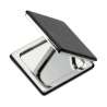 Square Double-Sided Magnetic Mirror with PU Cover - Pocket mirror at wholesale prices