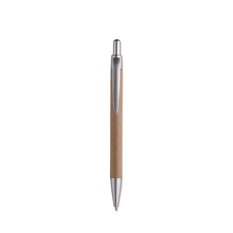 Stylo bille avec corps en carton à prix grossiste - Stylo à prix de gros