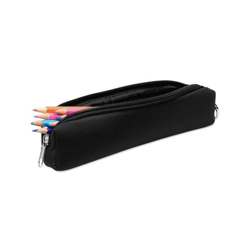 Trousse en mousse avec mousqueton à prix de gros - Trousse à stylos à prix grossiste